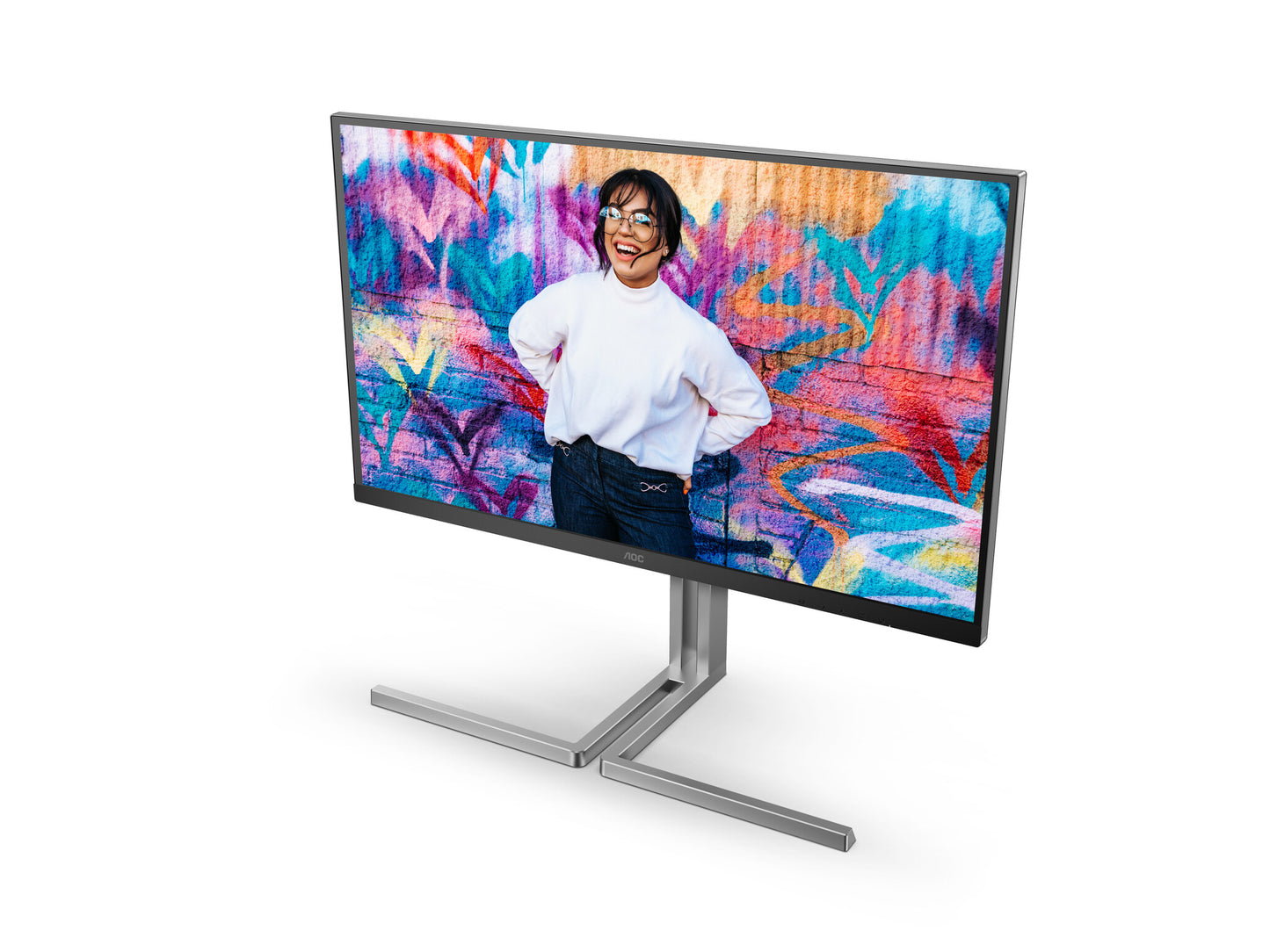 AOC U3 U32U3CV platta pc-skärmar 80 cm (31.5") 3840 x 2160 pixlar 4K Ultra HD LCD Svart