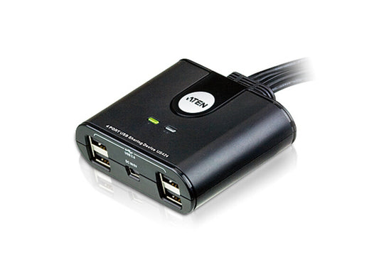 ATEN 4 x 4 USB 2.0-switch för delning av kringutrustning