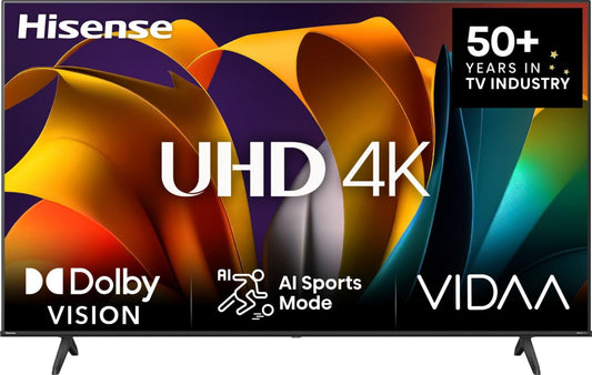 Hisense 85E6NT 2,16 m (85") 4K Ultra HD Smart-TV Wi-Fi Svart 400 cd/m²