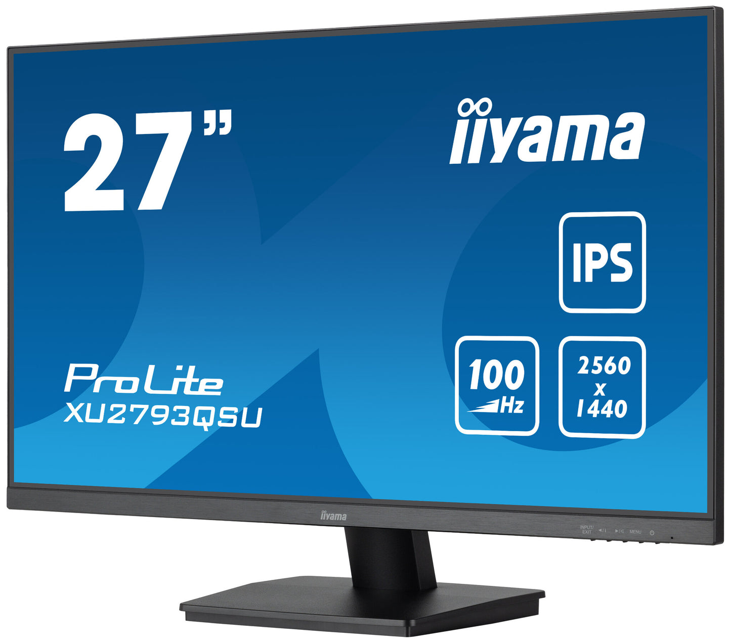 iiyama ProLite XU2793QSU-B7 LED display 68,6 cm (27") 2560 x 1440 pixlar Quad HD Svart