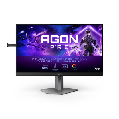 AOC AGON PRO AG246FK platta pc-skärmar 61,2 cm (24.1") 1920 x 1080 pixlar Full HD LCD Svart