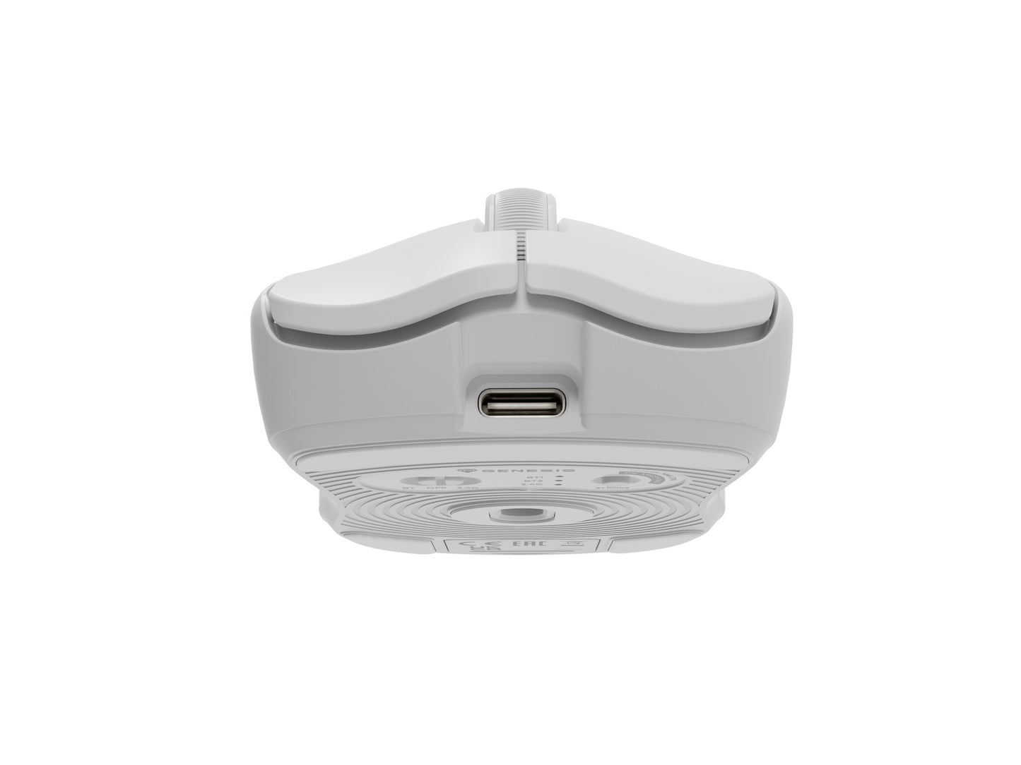 GENESIS Zircon 500 datormöss Spela högerhand RF Wireless + Bluetooth + USB Type-C Optisk 10000 DPI