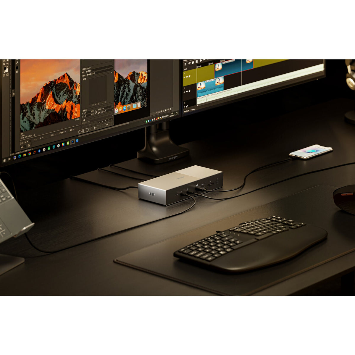 Kensington SD5000T5 EQ Thunderbolt 5 trippel 4K dockningsstation med 140 W PD – Windows/macOS