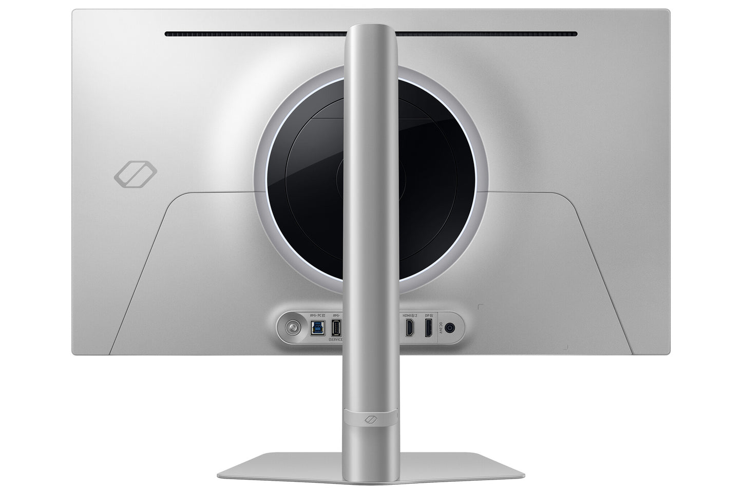 Samsung G60SD platta pc-skärmar 68,6 cm (27") 2560 x 1440 pixlar Quad HD OLED Silver