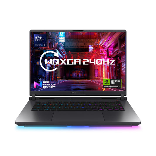 ASUS ROG Strix G16 G615LR-S5006W Intel Core Ultra 9 275HX Bärbar dator 40,6 cm (16") WQXGA 32 GB DDR5-SDRAM 1 TB SSD NVIDIA GeForce RTX 5070 Ti Wi-Fi 7 (802.11be) Windows 11 Home Grå
