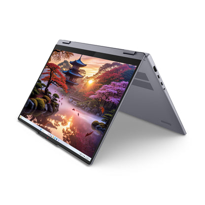 Lenovo IdeaPad 5 2-in-1 16AKP10 Copilot+ PC AMD Ryzen AI 5 340 Hybrid (2-i-1) 40,6 cm (16") Pekskärm WUXGA 16 GB LPDDR5x-SDRAM 1 TB SSD Wi-Fi 7 (802.11be) Windows 11 Home tyska Grå