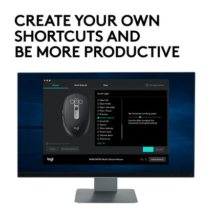 Logitech M590 Multi-Device Silent datormöss Kontor högerhand Trådlös RF + Bluetooth Optisk 1000 DPI