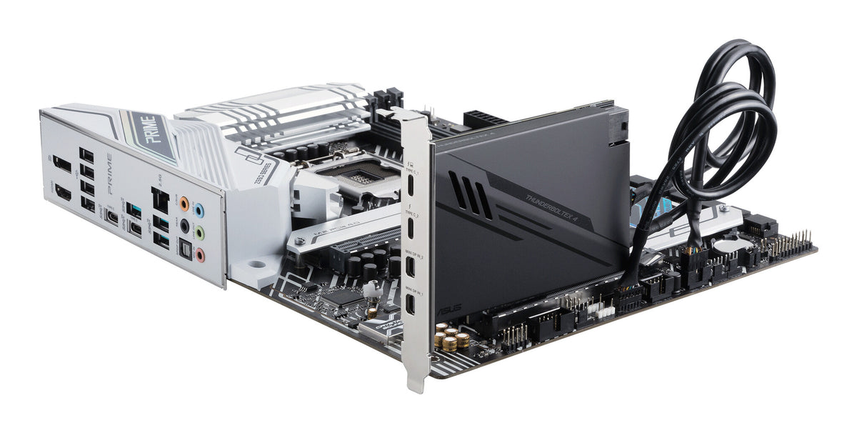 ASUS ThunderboltEX 4 nätverkskort/adapters Intern Mini DisplayPort, PCIe, Thunderbolt, USB 2.0, USB 3.2 Gen 2 (3.1 Gen 2)