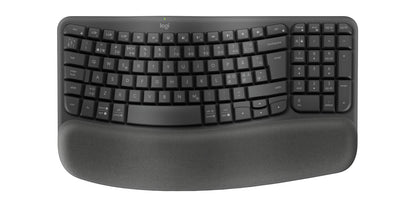 Logitech 920-012332 tangentbord Kontor Trådlös RF + Bluetooth QWERTY Nordic grafit