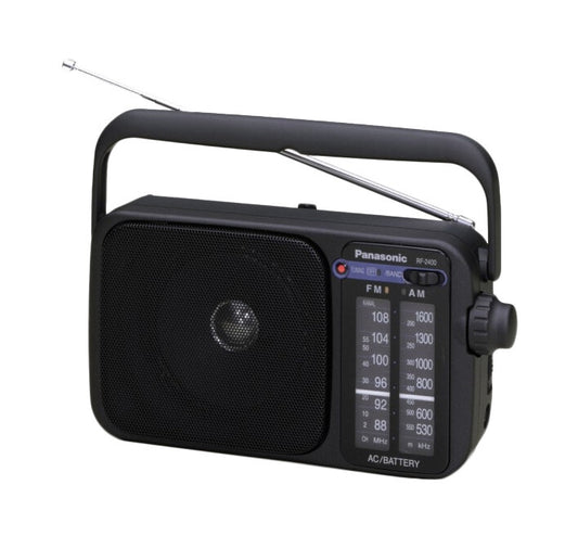 Panasonic RF-2400D Bärbar Analog Svart
