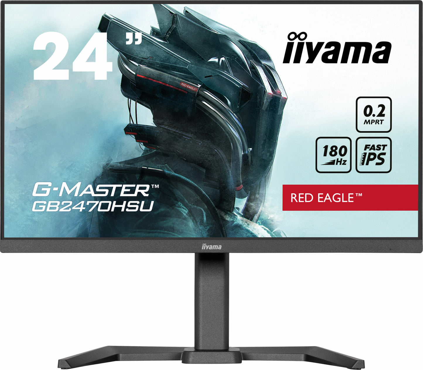 iiyama G-MASTER GB2470HSU-B6 platta pc-skärmar 60,5 cm (23.8") 1920 x 1080 pixlar Full HD LCD Svart