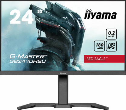 iiyama G-MASTER GB2470HSU-B6 platta pc-skärmar 60,5 cm (23.8") 1920 x 1080 pixlar Full HD LCD Svart