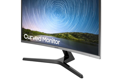 Samsung CR50 platta pc-skärmar 68,6 cm (27") 1920 x 1080 pixlar Full HD LED Blå, Grå