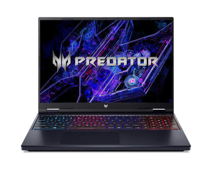 Acer Predator PHN16-72-74XC Intel® Core™ i7 i7-14650HX Bärbar dator 40,6 cm (16") WUXGA 16 GB DDR5-SDRAM 1 TB SSD NVIDIA GeForce RTX 4060 Wi-Fi 6E (802.11ax) Windows 11 Home tyska Svart