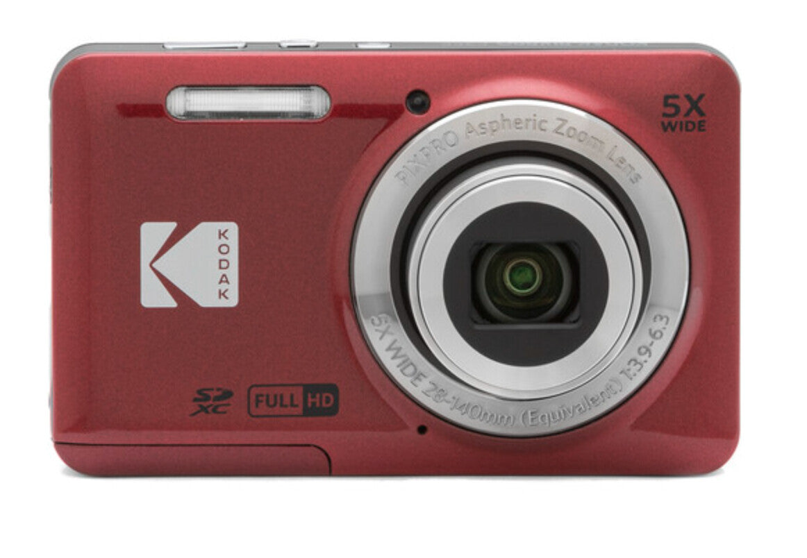 Kodak PIXPRO FZ55 1/2.3" Kompaktkamera 16 MP CMOS 4608 x 3456 pixlar Röd