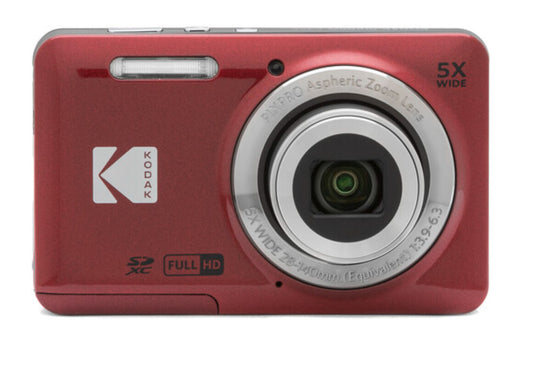 Kodak PIXPRO FZ55 1/2.3" Kompaktkamera 16 MP CMOS 4608 x 3456 pixlar Röd
