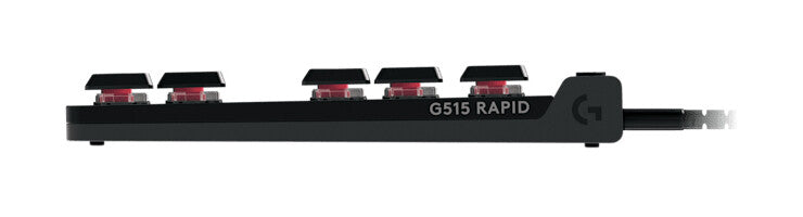 Logitech G G515 RAPID TKL tangentbord Spela USB QWERTZ tyska Svart