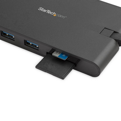 StarTech.com USB-C Multiportadapter med HDMI och VGA - 3x USB 3.0 - SD - PD 3.0 - omlindningskabel