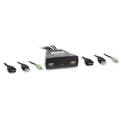 Inter-Tech 88887340 KVM-switchar Svart