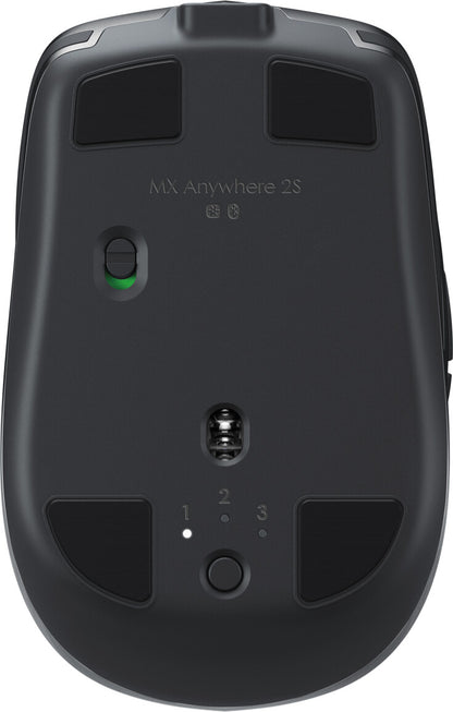 Logitech MX Anywhere 2s datormöss Kontor högerhand Bluetooth laser 4000 DPI