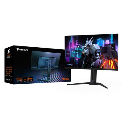 GIGABYTE AORUS FO32U EK platta pc-skärmar 80 cm (31.5") 3840 x 2160 pixlar 4K Ultra HD OLED Svart