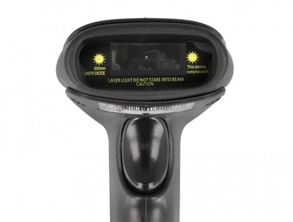 DeLOCK 90564 streckkodsläsare Handhållen steckkodsläsare 1D laser Svart