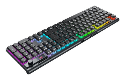 CHERRY XTRFY MX 10.1 Wireless tangentbord Spela USB + RF Wireless + Bluetooth QWERTZ tyska Svart