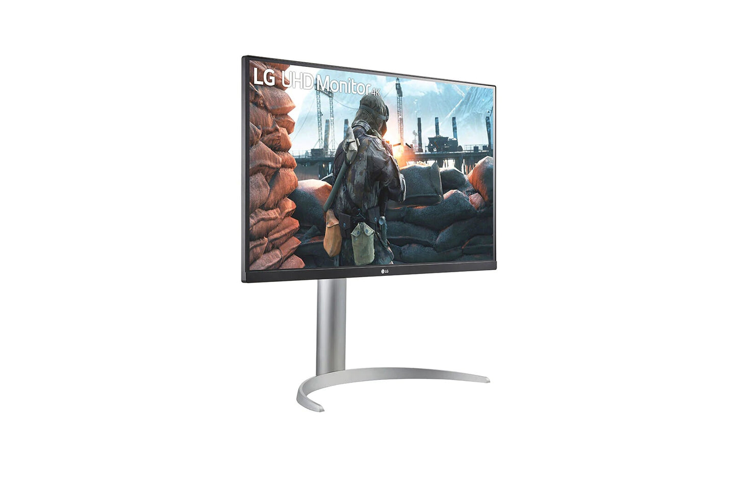 LG 27UP650P-W platta pc-skärmar 68,6 cm (27") 3840 x 2160 pixlar 4K Ultra HD LED Silver