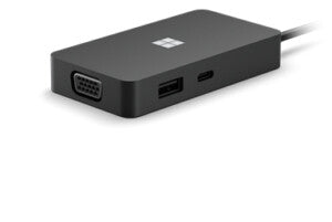 Microsoft Surface USB-C Travel Hub Kabel USB 3.2 Gen 2 (3.1 Gen 2) Type-C Svart
