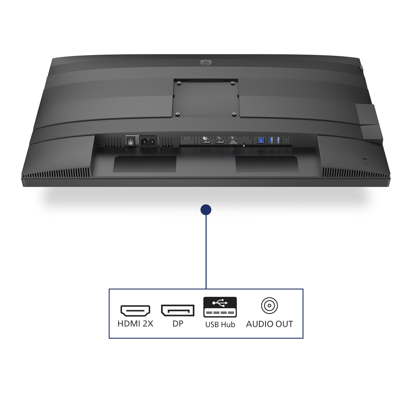 Philips 5000 series 27B2G5500/00 platta pc-skärmar 68,6 cm (27") 2560 x 1440 pixlar Quad HD LCD Antracit