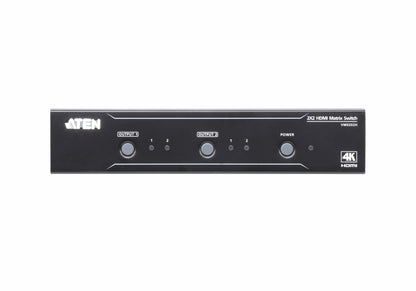 ATEN VM0202H KVM-switchar Rackmontering Svart