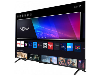 Toshiba 50QV2463DG TV-apparat 127 cm (50") 4K Ultra HD Smart-TV Wi-Fi Svart 250 cd/m²