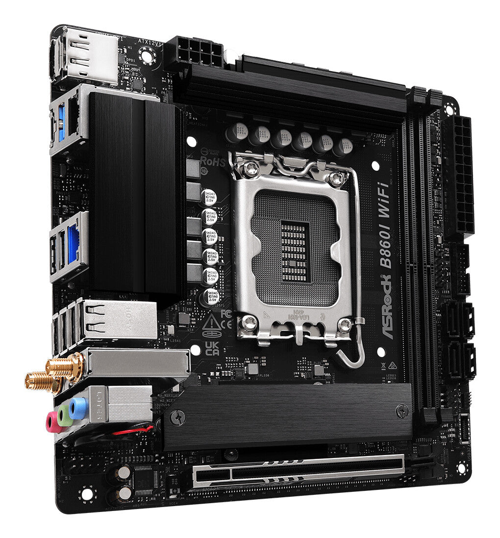 Asrock B860I WiFi Intel B860 LGA 1851 (Socket V1) Mini-ITX