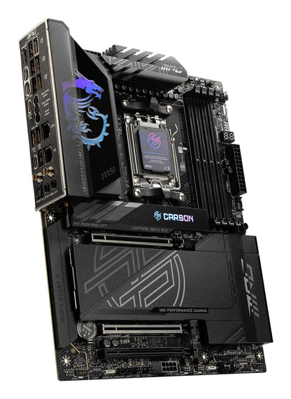 MSI MPG X870E CARBON WIFI moderkort AMD X870E AM5-sockel ATX