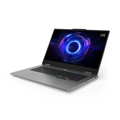 Lenovo LOQ 17IRX10 Intel® Core™ i7 i7-14700HX Bärbar dator 43,9 cm (17.3") Full HD 16 GB DDR5-SDRAM 1 TB SSD NVIDIA GeForce RTX 5070 Wi-Fi 6 (802.11ax) Windows 11 Home tyska Grå