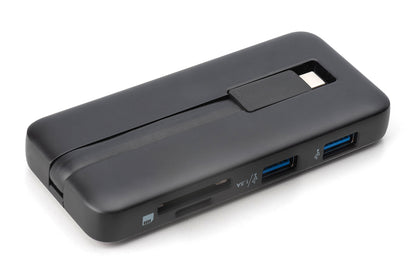 Digitus DA-70916 dockningsstationer för bärbara datorer Kabel USB 3.2 Gen 2 (3.1 Gen 2) Type-C Svart, Grå