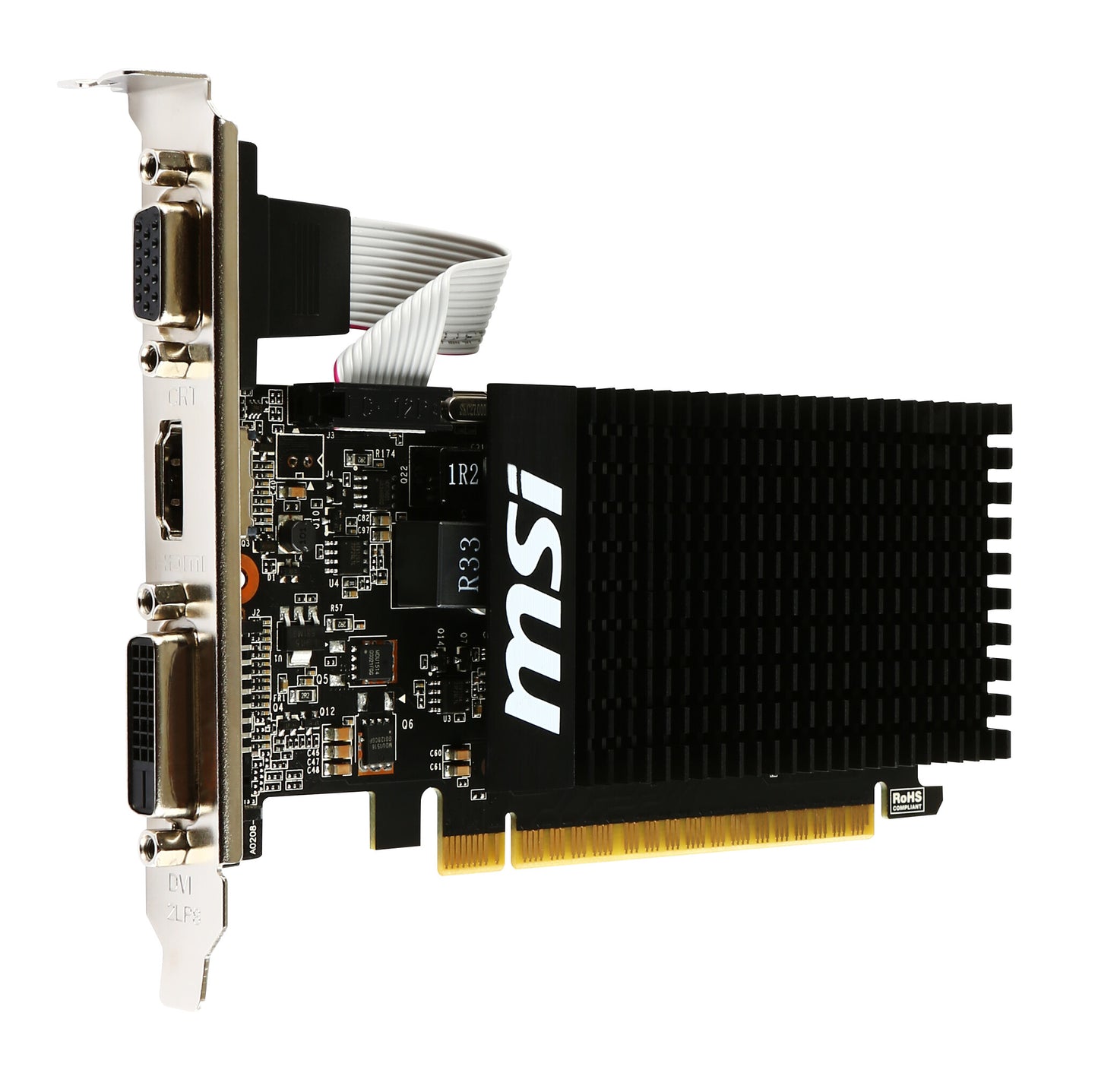 MSI GT 710 2GD3H LP grafikkort NVIDIA GeForce GT 710 2 GB GDDR3