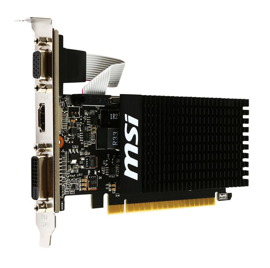 MSI GT 710 2GD3H LP grafikkort NVIDIA GeForce GT 710 2 GB GDDR3