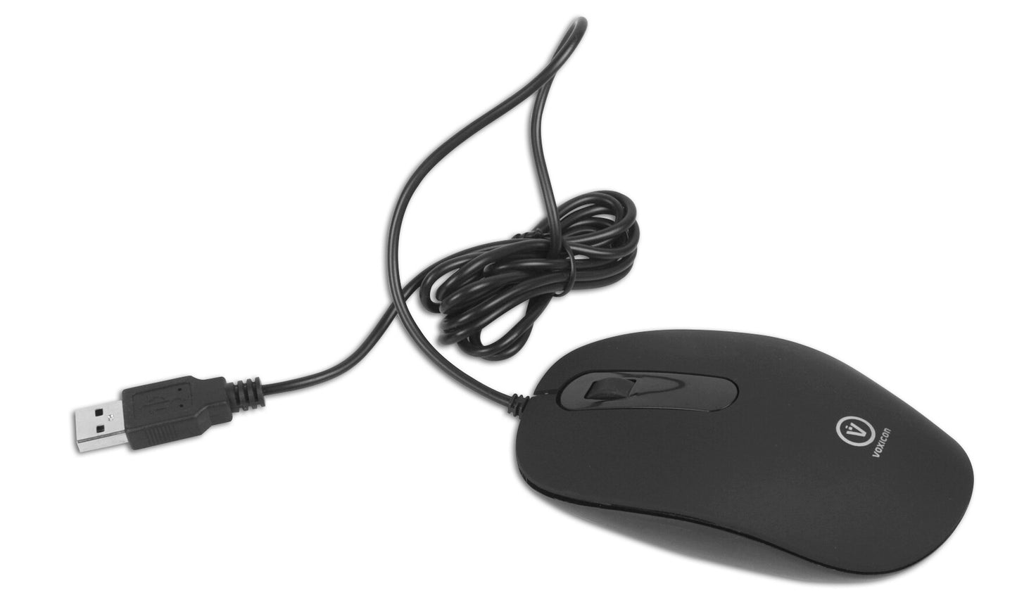 Voxicon L40WB datormöss Ambidextrous USB Type-A Optisk 1000 DPI
