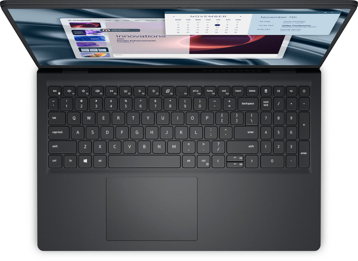 DELL Pro 15 Essential PV15255 AMD Ryzen™ 3 7320U Bärbar dator 39,6 cm (15.6") Full HD 8 GB LPDDR5-SDRAM 512 GB SSD Wi-Fi 5 (802.11ac) Windows 11 Pro tyska Svart