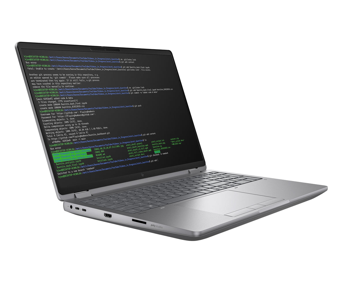 HP ZBook Fury G1i Mobile Workstation Intel Core Ultra 9 285HX Mobil arbetsstation 40,6 cm (16") 2.5K 64 GB DDR5-SDRAM 1 TB SSD NVIDIA RTX PRO 4000 Blackwell Wi-Fi 7 (802.11be) Windows 11 Pro AI Workstation, AI PC Silver