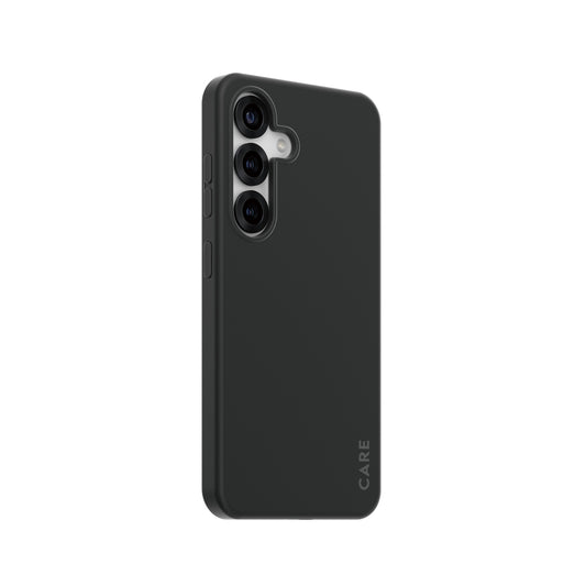 PanzerGlass CARE by ® Fashionable Case Black w. Qi Compatible Samsung Galaxy S25 mobiltelefonfodral Omslag Svart