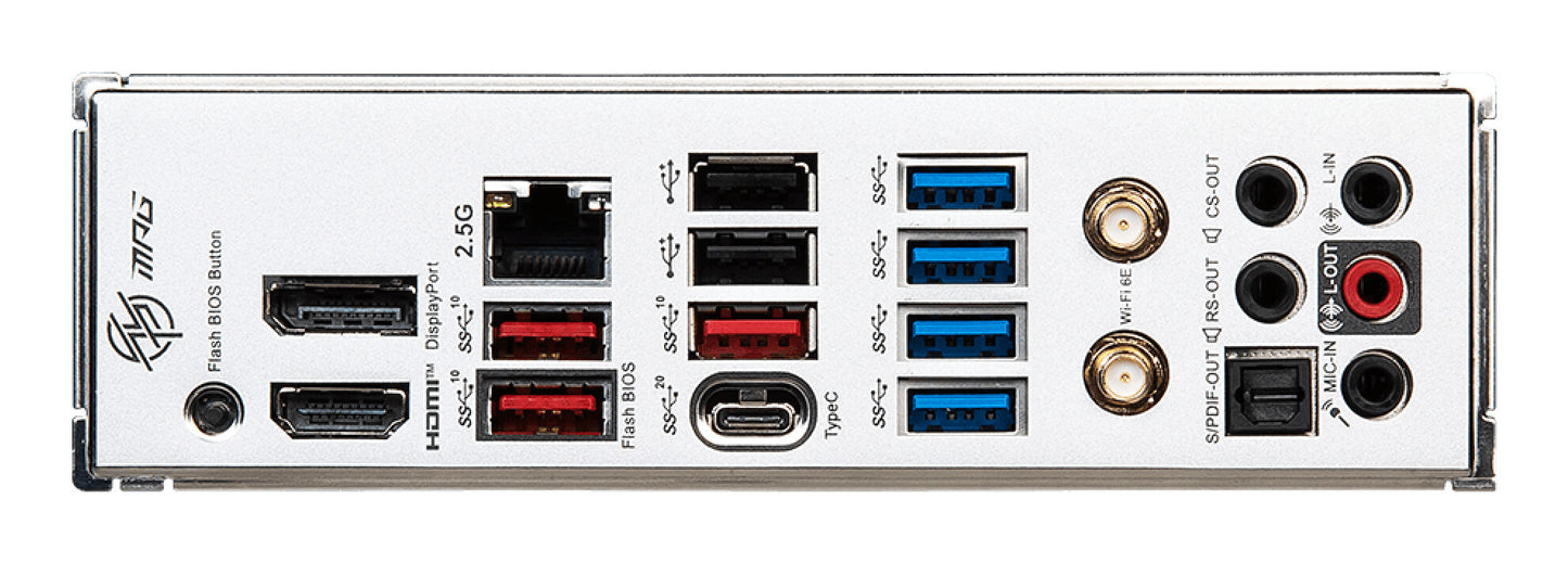 MSI MPG B650 EDGE WIFI moderkort AMD B650 AM5-sockel ATX
