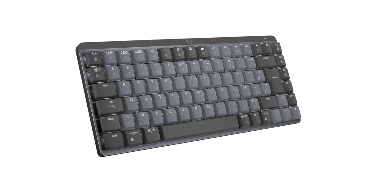 Logitech Master 920-010774 tangentbord Kontor Trådlös RF + Bluetooth AZERTY Fransk grafit