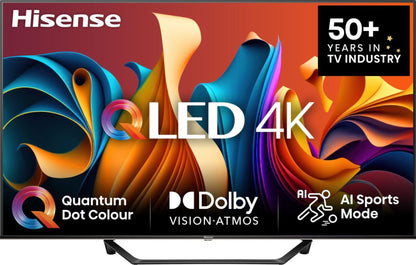 Hisense 55A7NQ 139,7 cm (55") 4K Ultra HD Smart-TV Wi-Fi Grå 275 cd/m²