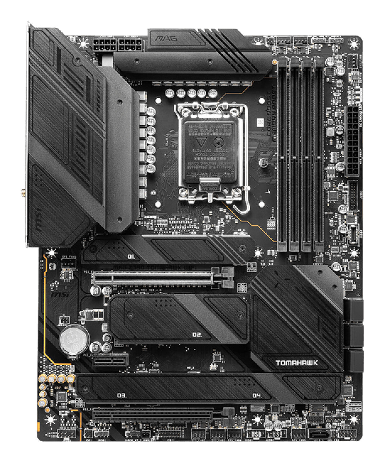 MSI MAG Z790 TOMAHAWK WIFI moderkort Intel Z790 LGA 1700 ATX