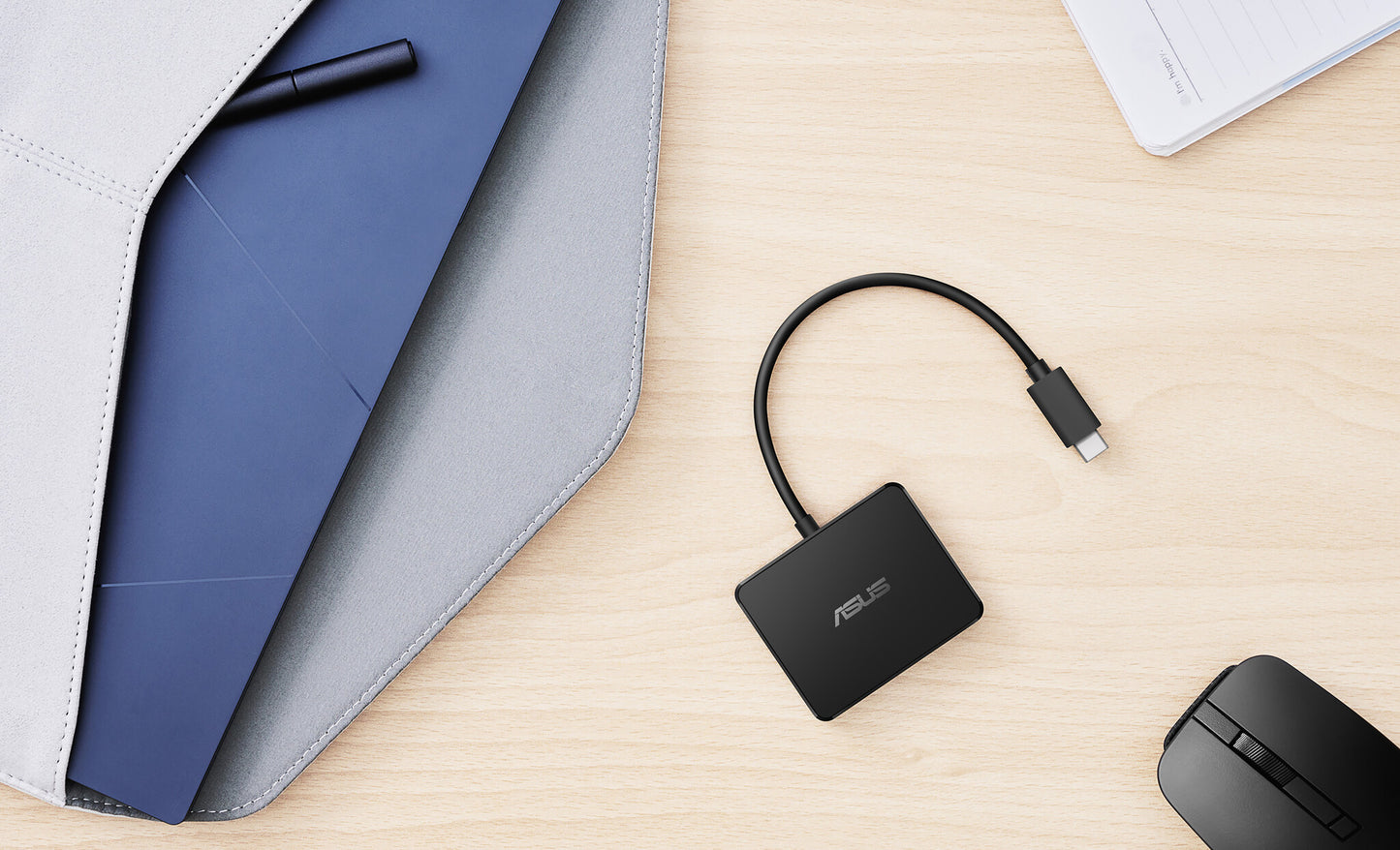 ASUS USB-C Mini Dock Kabel USB 3.2 Gen 2 (3.1 Gen 2) Type-C Svart