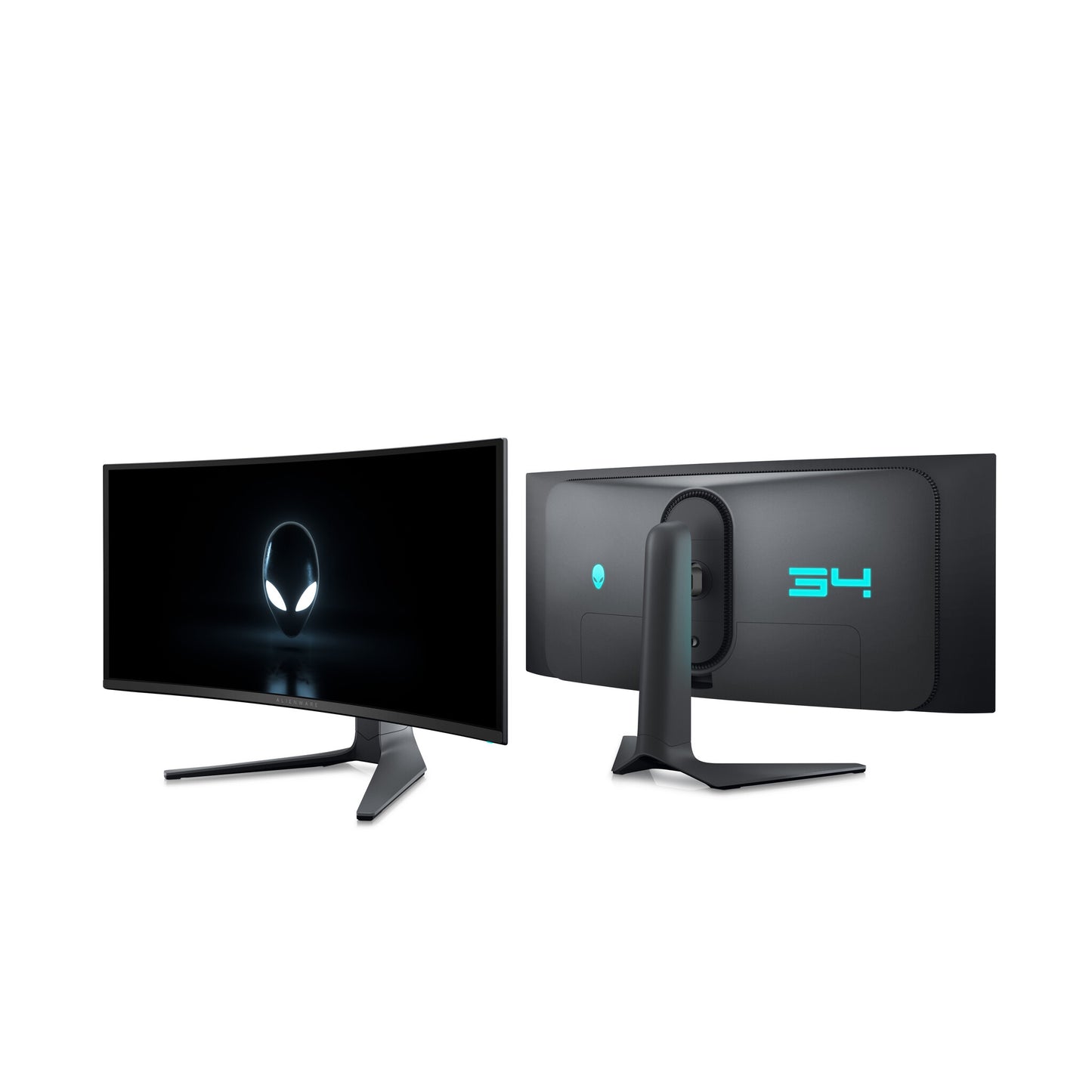 Alienware AW3423DWF platta pc-skärmar 86,8 cm (34.2") 3440 x 1440 pixlar UltraWide Quad HD QD-OLED Svart
