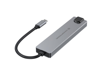 Conceptronic DONN29G dockningsstationer för bärbara datorer Kabel USB 3.2 Gen 2 (3.1 Gen 2) Type-C Grå