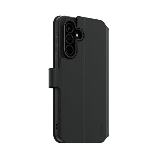 PanzerGlass CARE by ® Feature Wallet Case w. Kickstand Samsung Galaxy A36 5G mobiltelefonfodral 17 cm (6.7") Omslag Svart